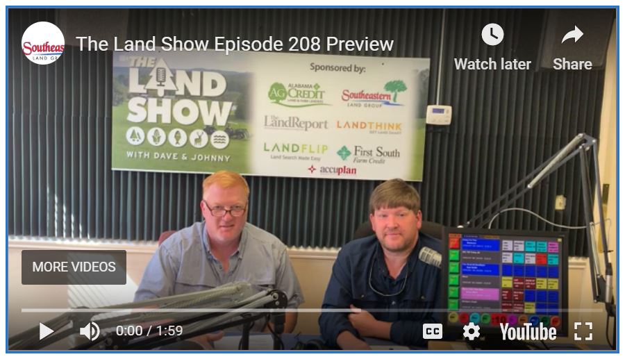 The Land Show Episode 208 Southeastern Land Group 3110